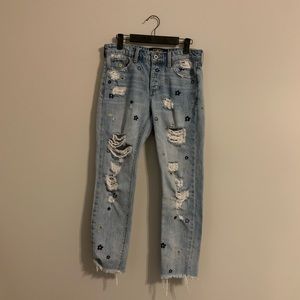 Vintage Lucky’s Embroidered Jeans Size 24